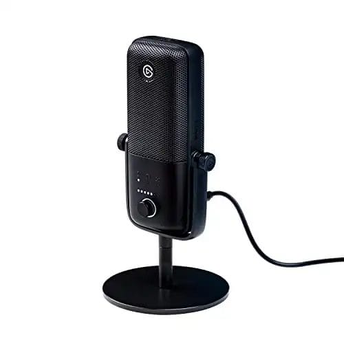 Elgato Wave:3 - Premium Studio Quality Usb Condenser Microphone For Streaming, Podcast, Gaming And Home Office, Free Mixer Software, Sound Effect Plugins, Anti-Distortion, Plug ’N Play, For Mac, Pc